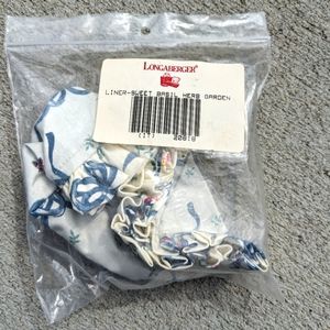 Longaberger Basket Liner Sweet Basil Herb Garden 20818
